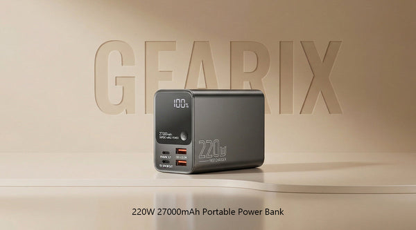 Portable Power Bank by Gearix for Fast Charging | 220W