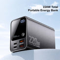 Gearix 220W 27000mAh Portable Power Bank – 100W PD Fast Charging Laptop & Multi-Device Power Bank