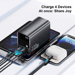 Gearix 220W 27000mAh Portable Power Bank – 100W PD Fast Charging Laptop & Multi-Device Power Bank