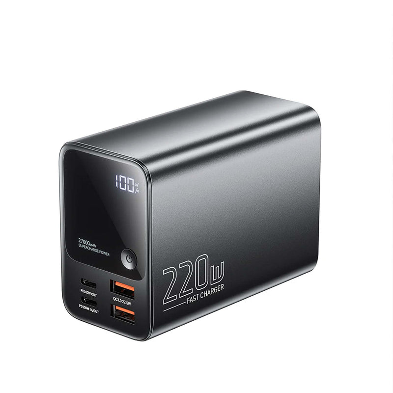 Gearix 220W 27000mAh Portable Power Bank – 100W PD Fast Charging Laptop & Multi-Device Power Bank
